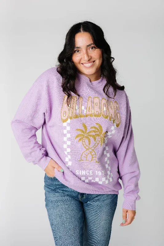 Billabong Ride In Sweatshirt - Lavender