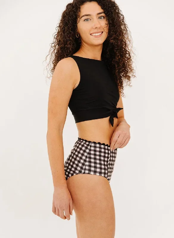 black-gingham-high-waist-bottom