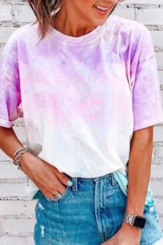 CityHottie Tie-dye Loose tops