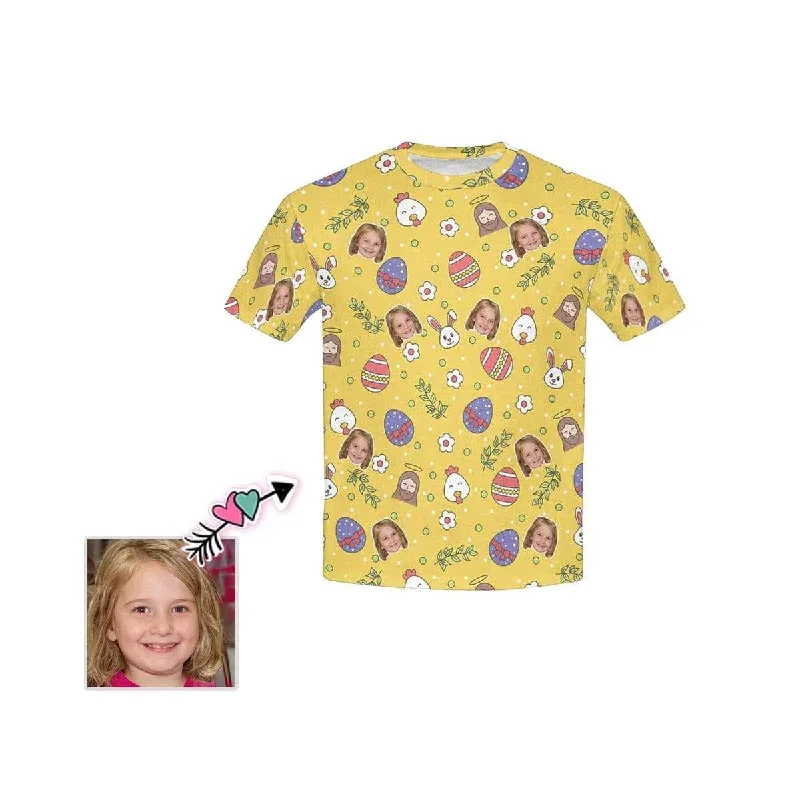 custom-face-easter-day-yellow-kids-all-over-print-t-shirt