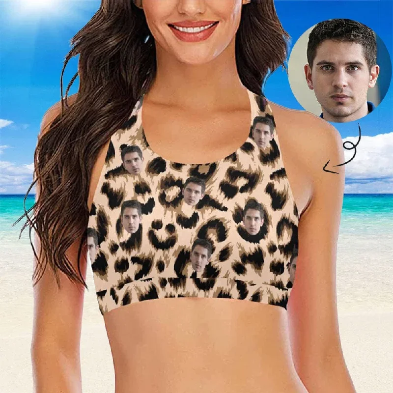 custom-face-leopard-print-womens-beach-crop-high-neck-bikini-top