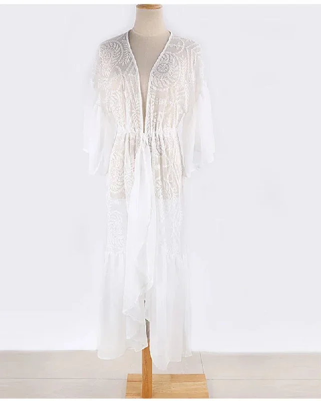 fashionsierra-white-bikini-cover-ups-lace-women-beach-sexy-see-through-transparent-ruffles-tunic-vestidos-boho-dress