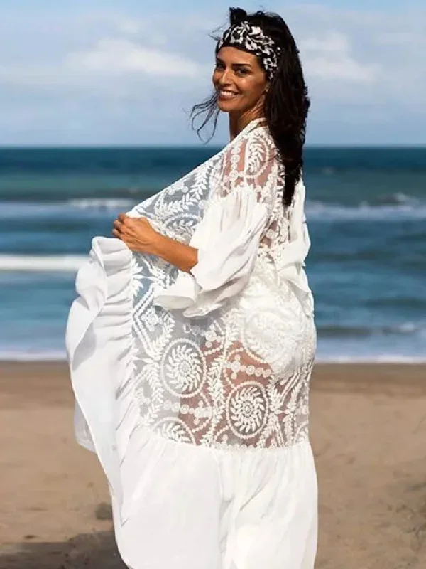 fashionsierra-white-bikini-cover-ups-lace-women-beach-sexy-see-through-transparent-ruffles-tunic-vestidos-boho-dress