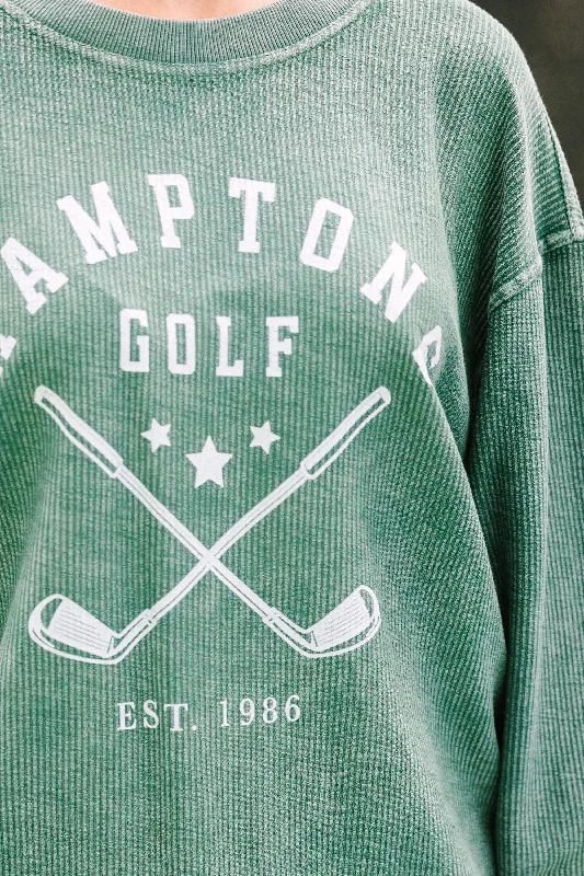 hamptons-golf-green-corded-graphic-sweatshirt