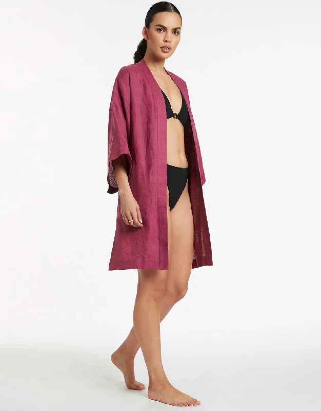 Jetset Beach Robe - Orchid