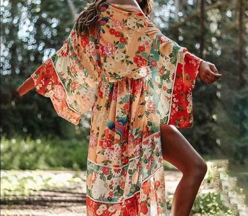 Kate Floral Beach Cover Up