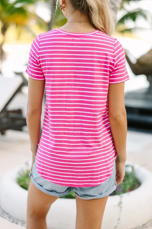 lets-meet-later-fuchsia-pink-striped-top