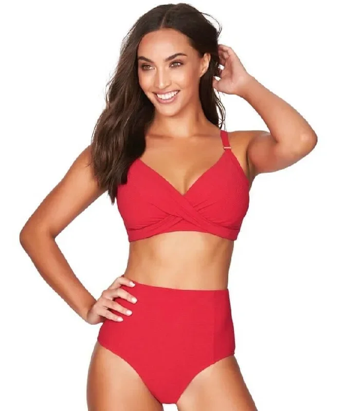 sea-level-riviera-rib-twist-front-dd-e-cup-bikini-top-red