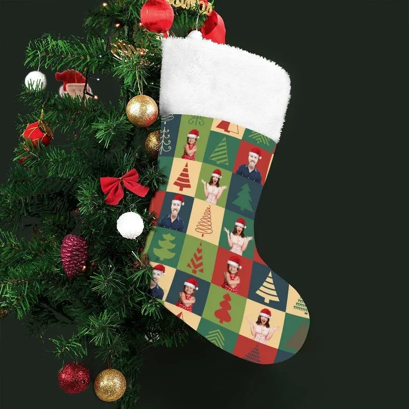 socks-with-custom-family-face-christmas-tree-lattice-socks-personalized-christmas-sequin-socks