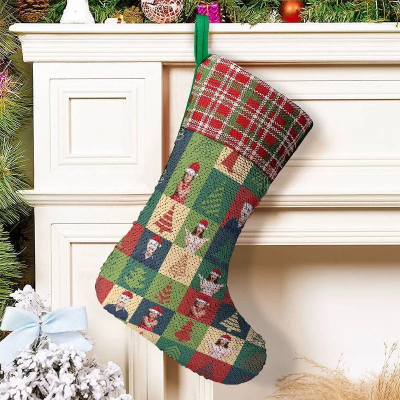 socks-with-custom-family-face-christmas-tree-lattice-socks-personalized-christmas-sequin-socks