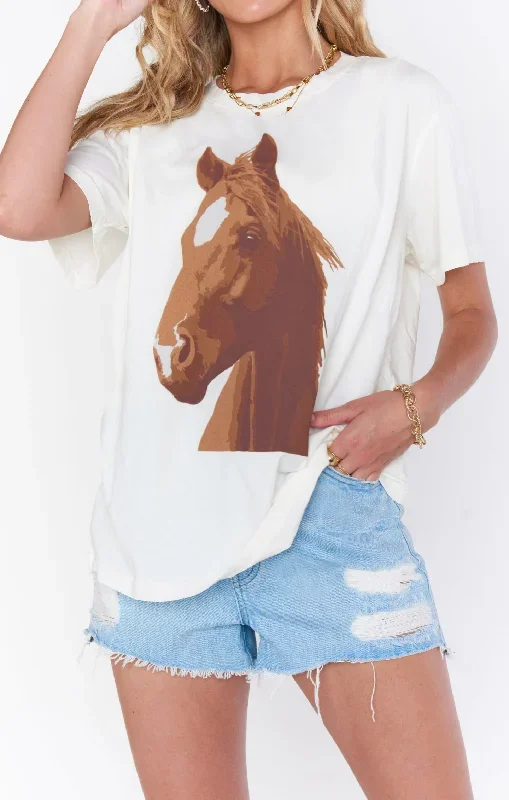 Travis Tee ~ Horse Head Graphic