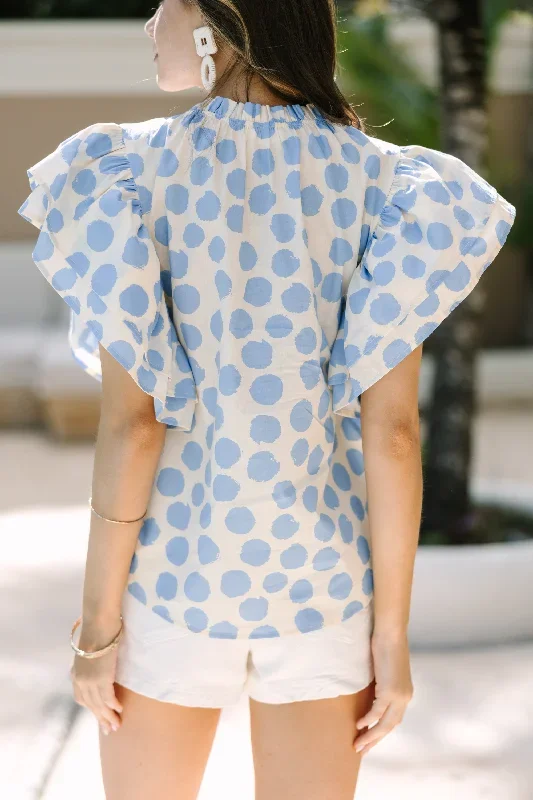 true-self-blue-polka-dot-ruffled-blouse