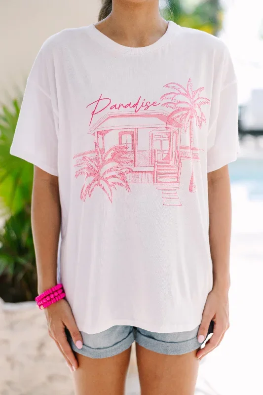 welcome-to-paradise-white-graphic-tee