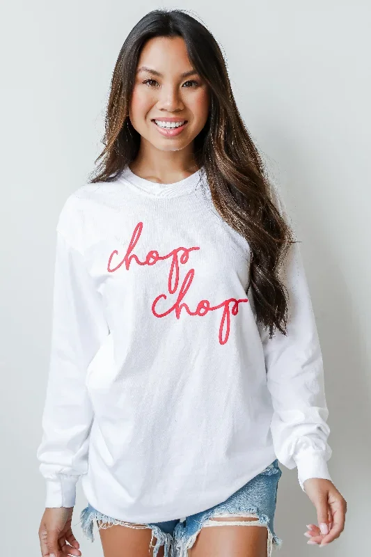 white-chop-chop-long-sleeve-tee